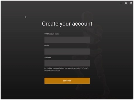 create account